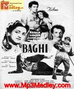 Baaghi 1953 movie album cover