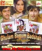 Ghulam Begum Badshah 1973 movie album cover