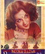 Meena Bazaar 1950 movie album cover