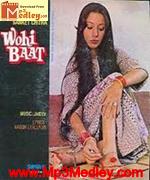 Wohi Baat 1977 movie album cover